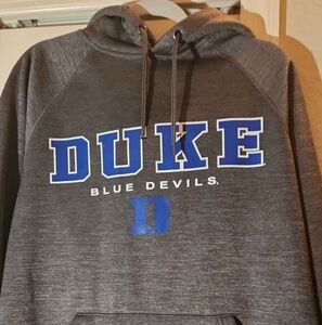 Colosseum Gray Duke Blue Devils Hoodie